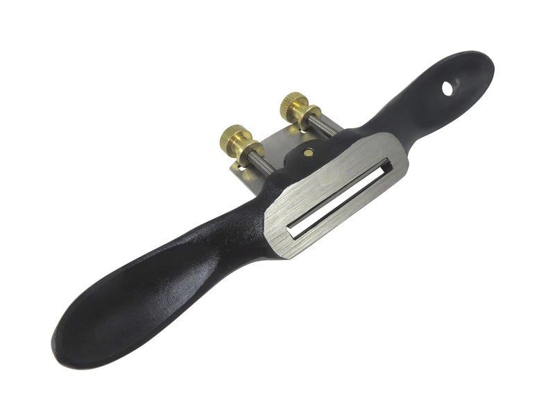 Taytools 469560 Flat Bottom Spokeshave Fine Adjustment 2 Inches Wide High Carbon Blade RC 55-60 9-1/2 Inches Overall - Image 1